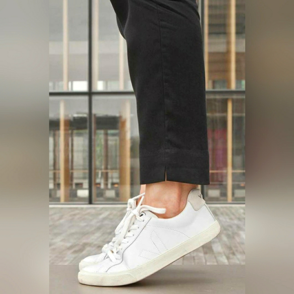 New VEJA Esplar Sneakers White Light Pink Leather Women's Size 36